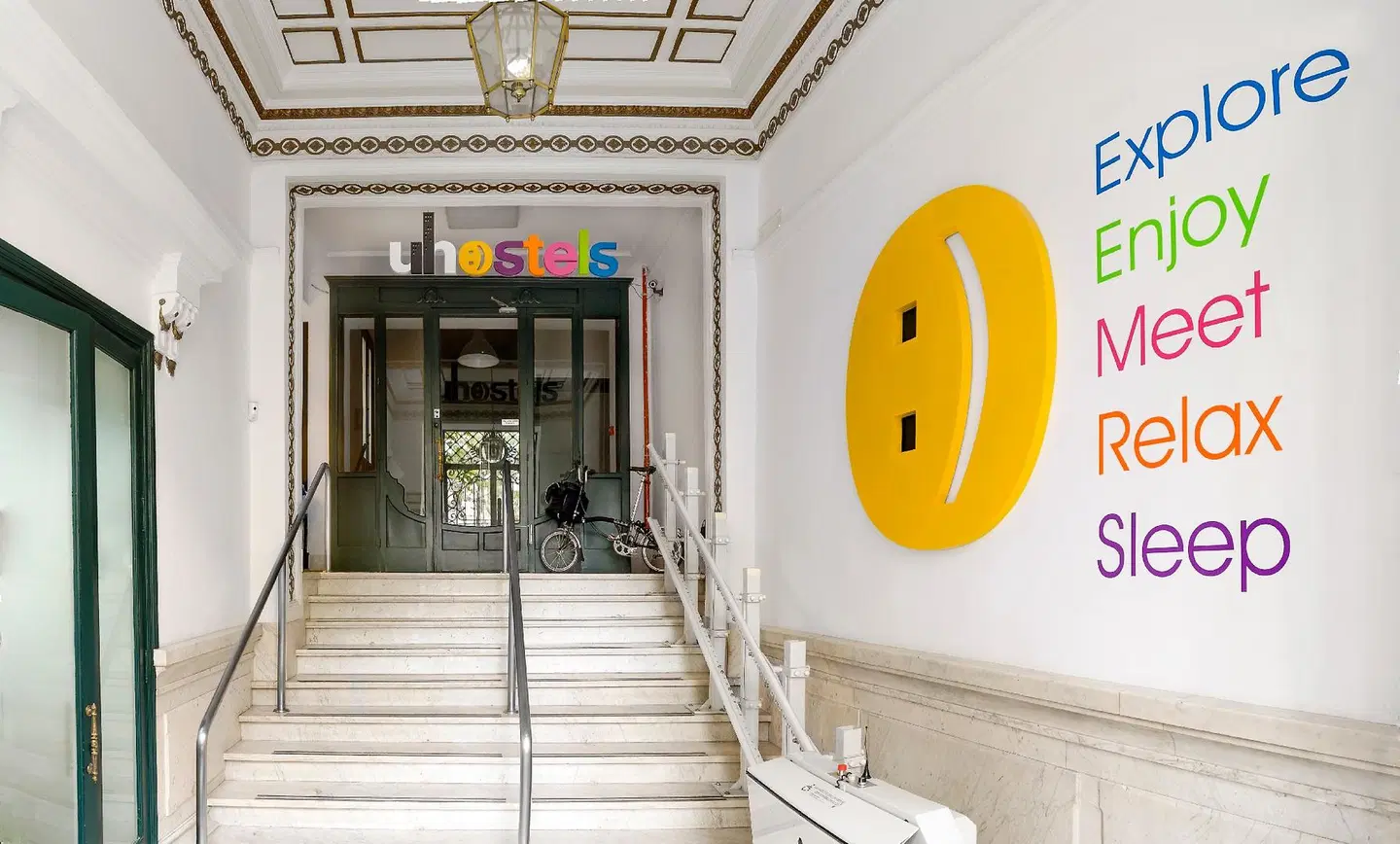 Safestay Madrid Badezimmer
