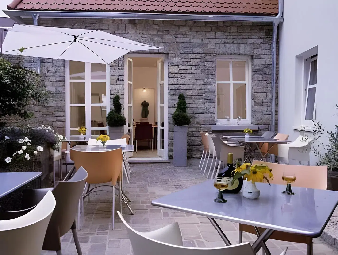 Hotel am Torturm Terrasse