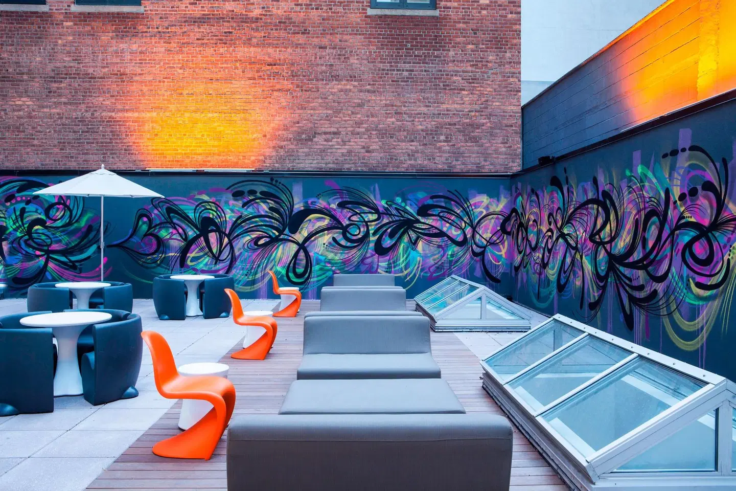 Aloft by Marriott Long Island City-Manhattan View Terrasse
