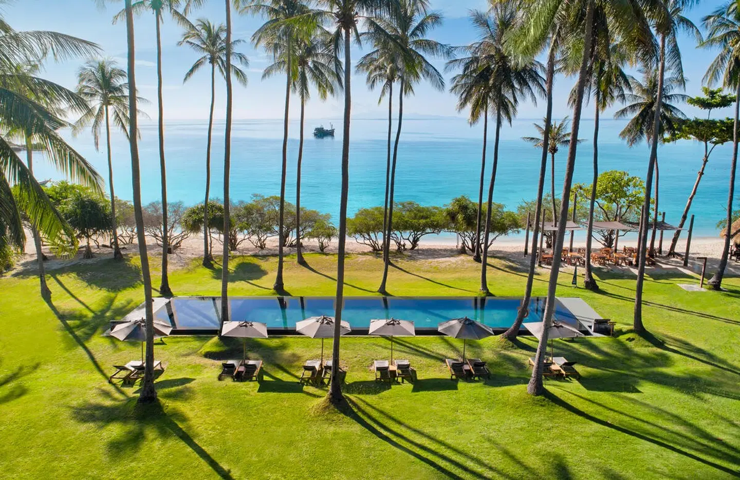 The Haad Tien Beach Resort Garten