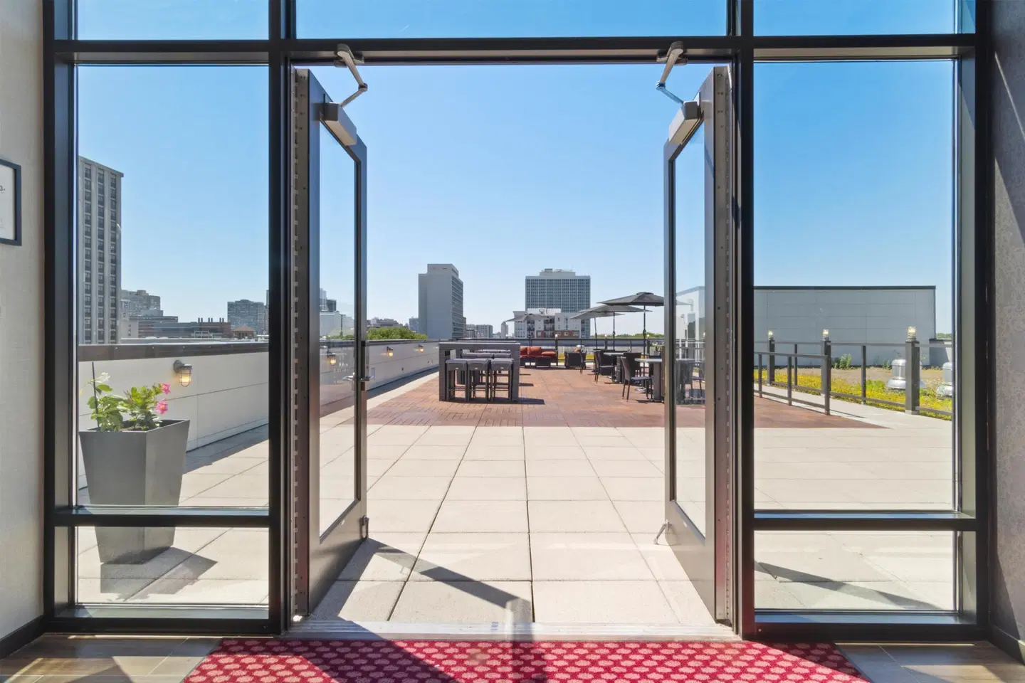 Hampton Inn Chicago North-Loyola Station Terrasse