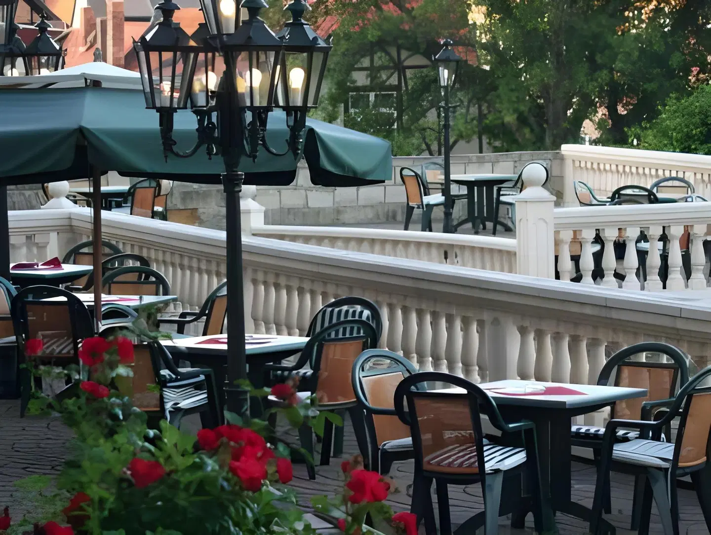 Schlosshotel zum Markgrafen Terrasse