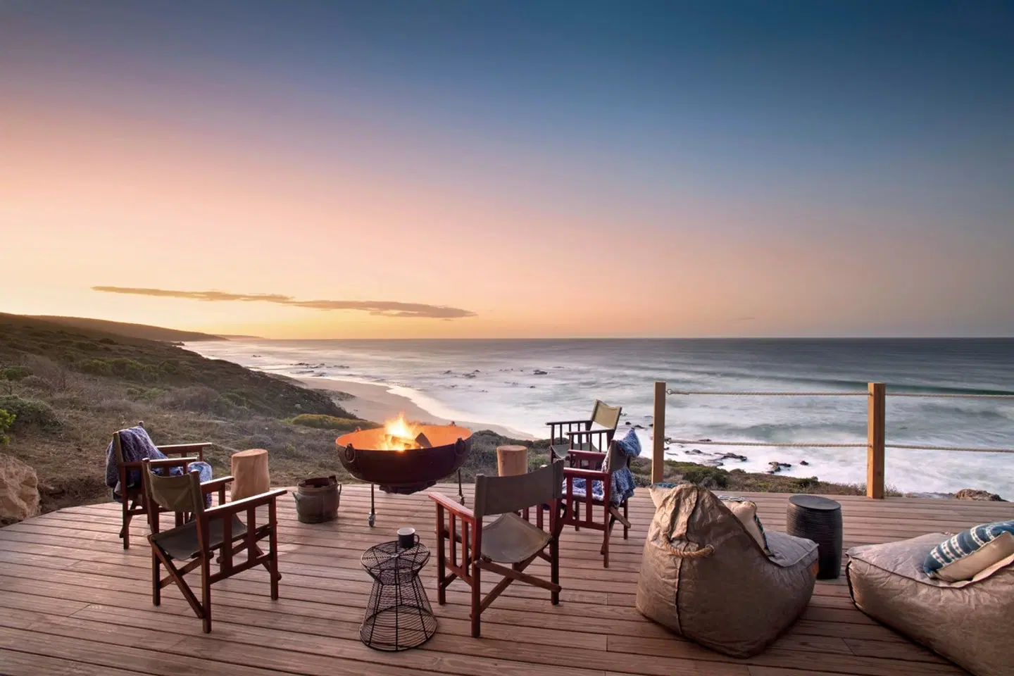 Lekkerwater Beach Lodge Terrasse