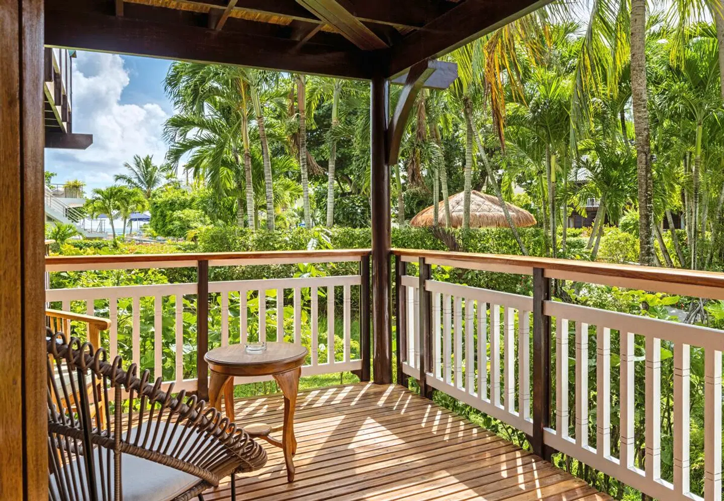 Acajou Beach Resort Terrasse