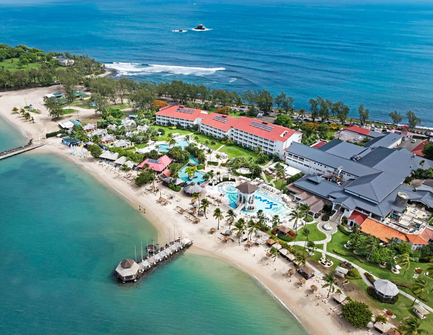 Sandals Grande St. Lucian Spa & Beach Resort Strand