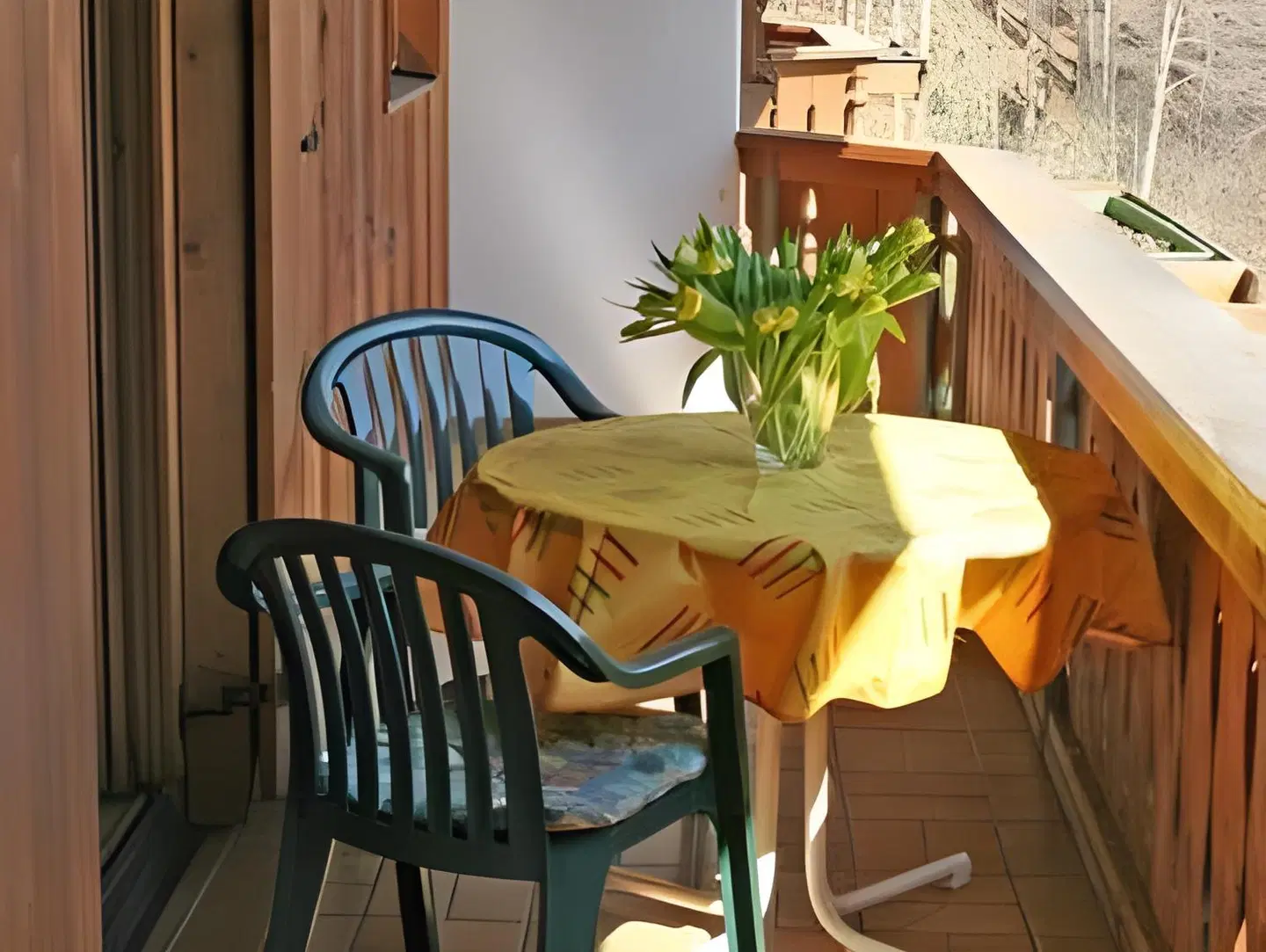 Ferienhaus am Römerweg Terrasse