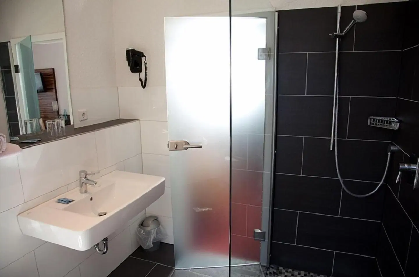 Hotel-Restaurant Poststuben Badezimmer
