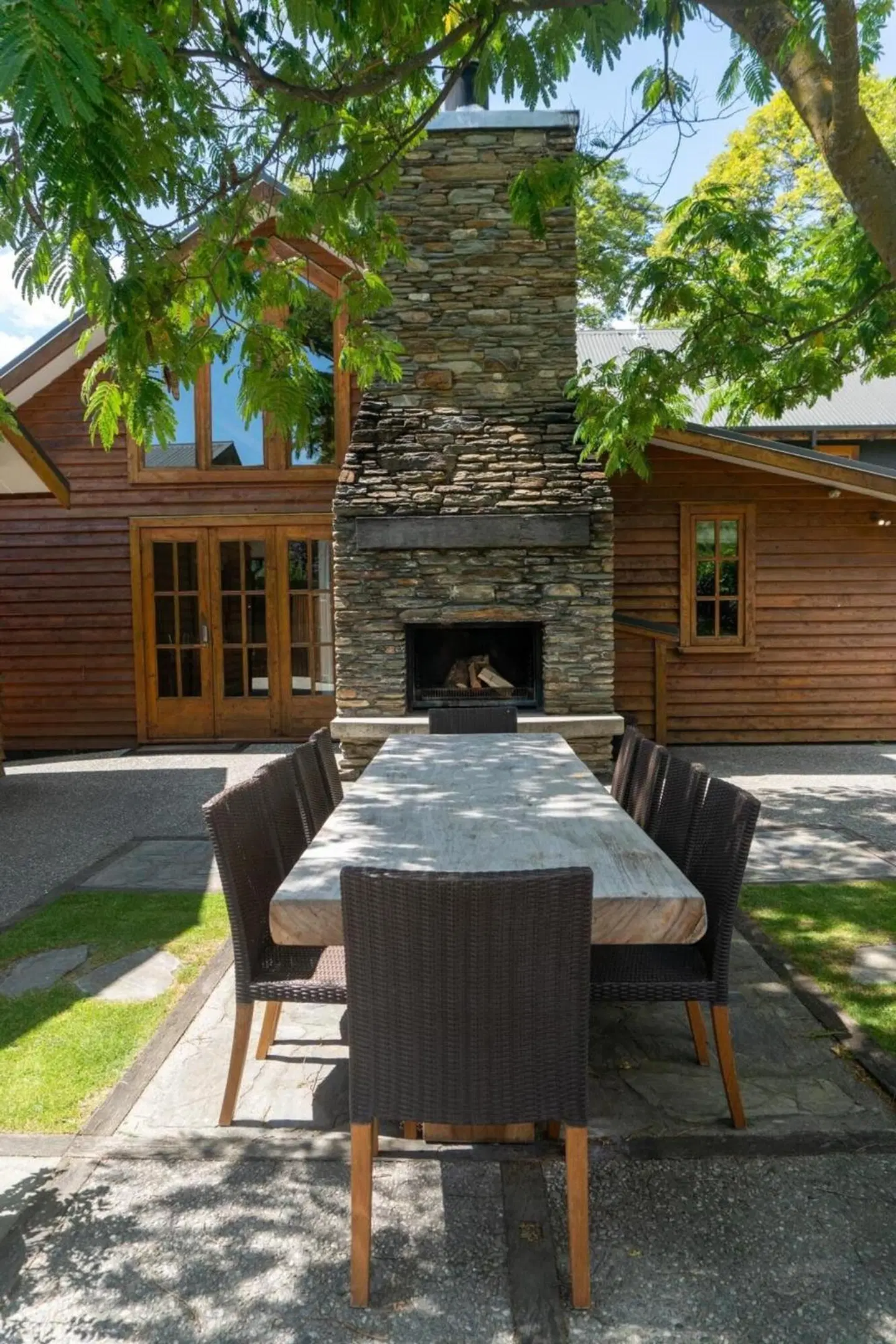 Wanaka Homestead Lodge & Cottages Terrasse