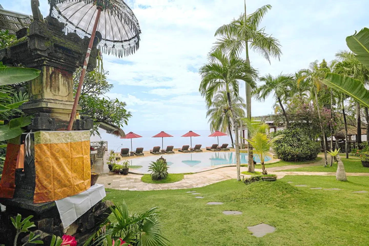 Tauch Terminal Resort Tulamben & Spa Garten