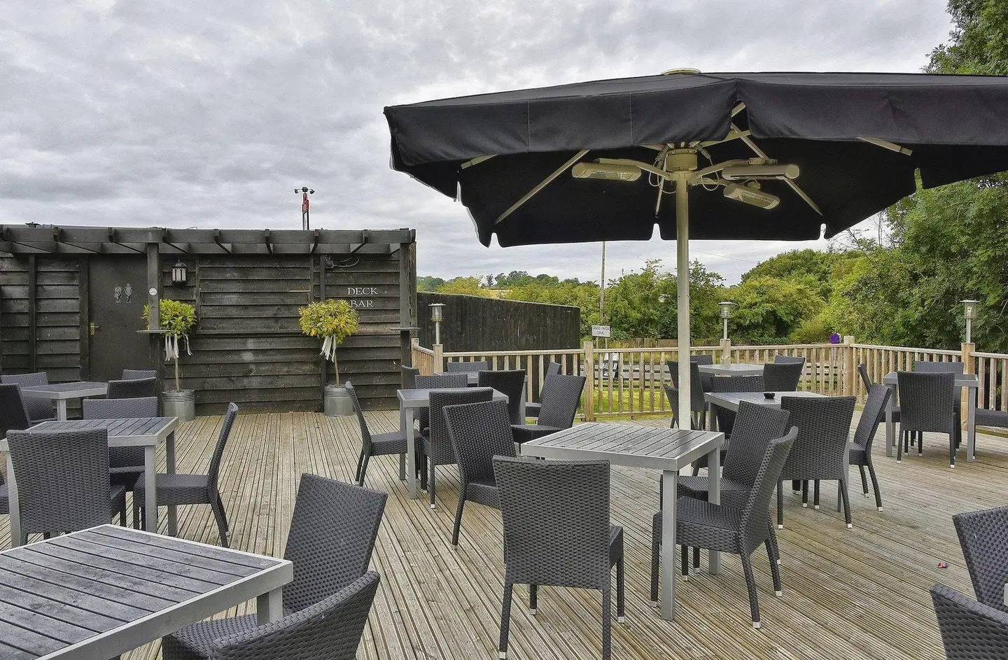 The Narrow Boat Terrasse