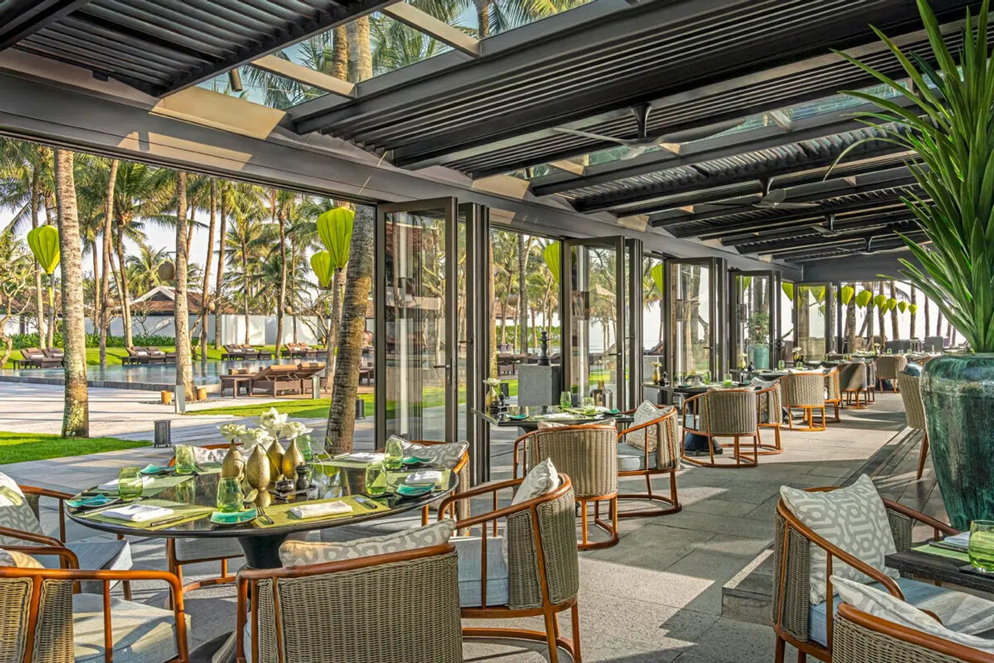 Four Seasons Resort The Nam Hai, Hoi An Terrasse