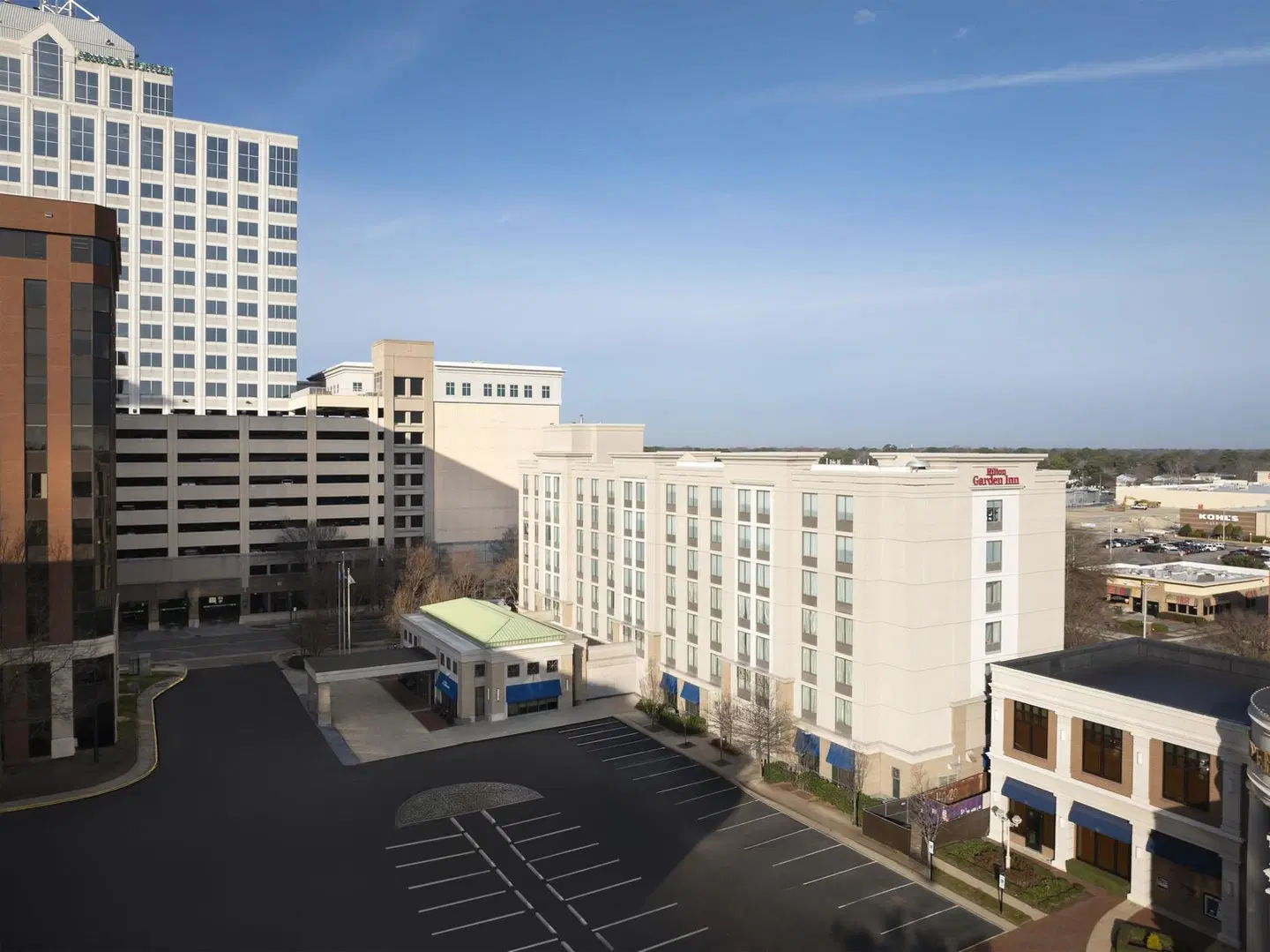 Hilton Garden Inn Virginia Beach Town Center Terrasse