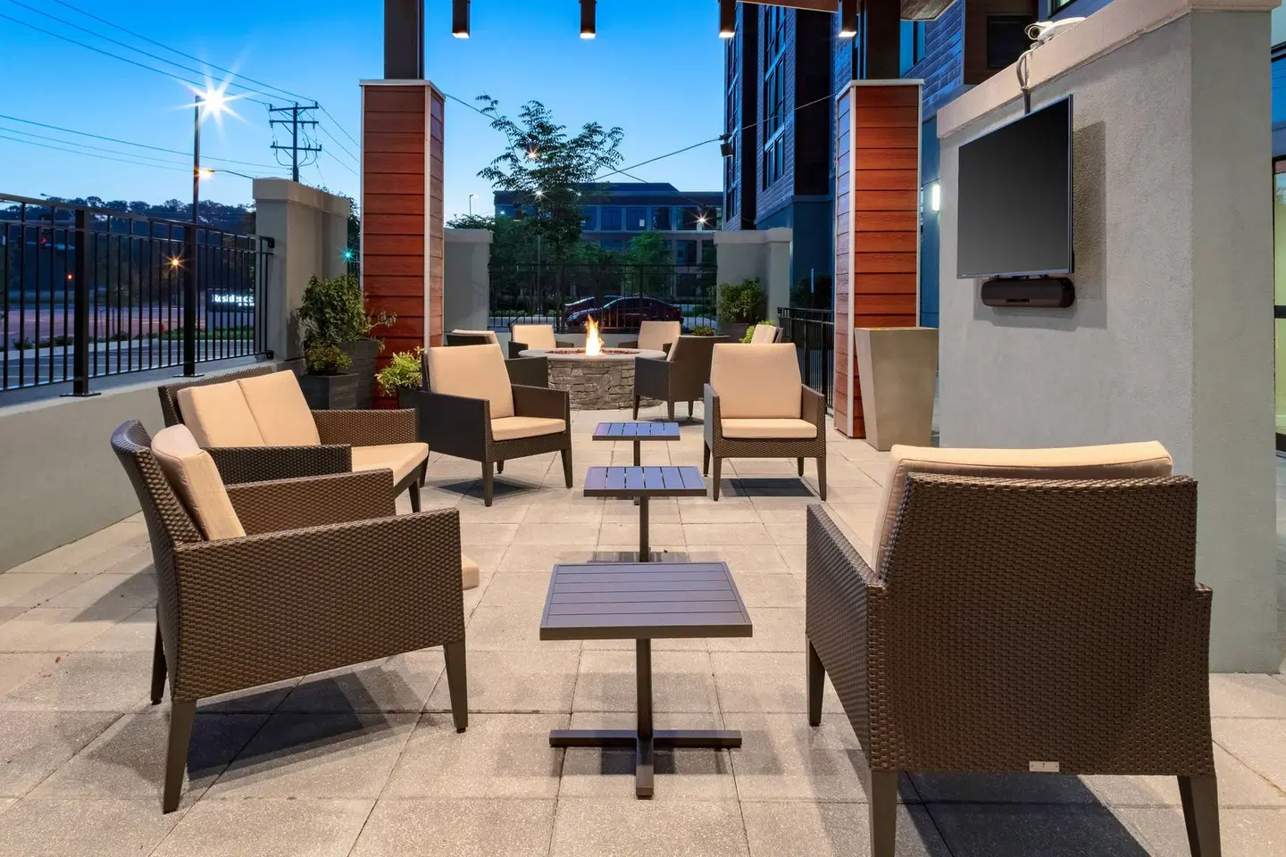 Residence Inn by Marriott Virginia Beach Town Center Terrasse