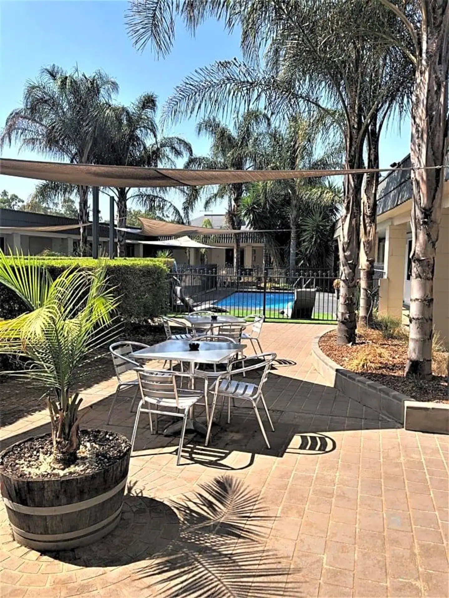 Ryley Motor Inn Terrasse