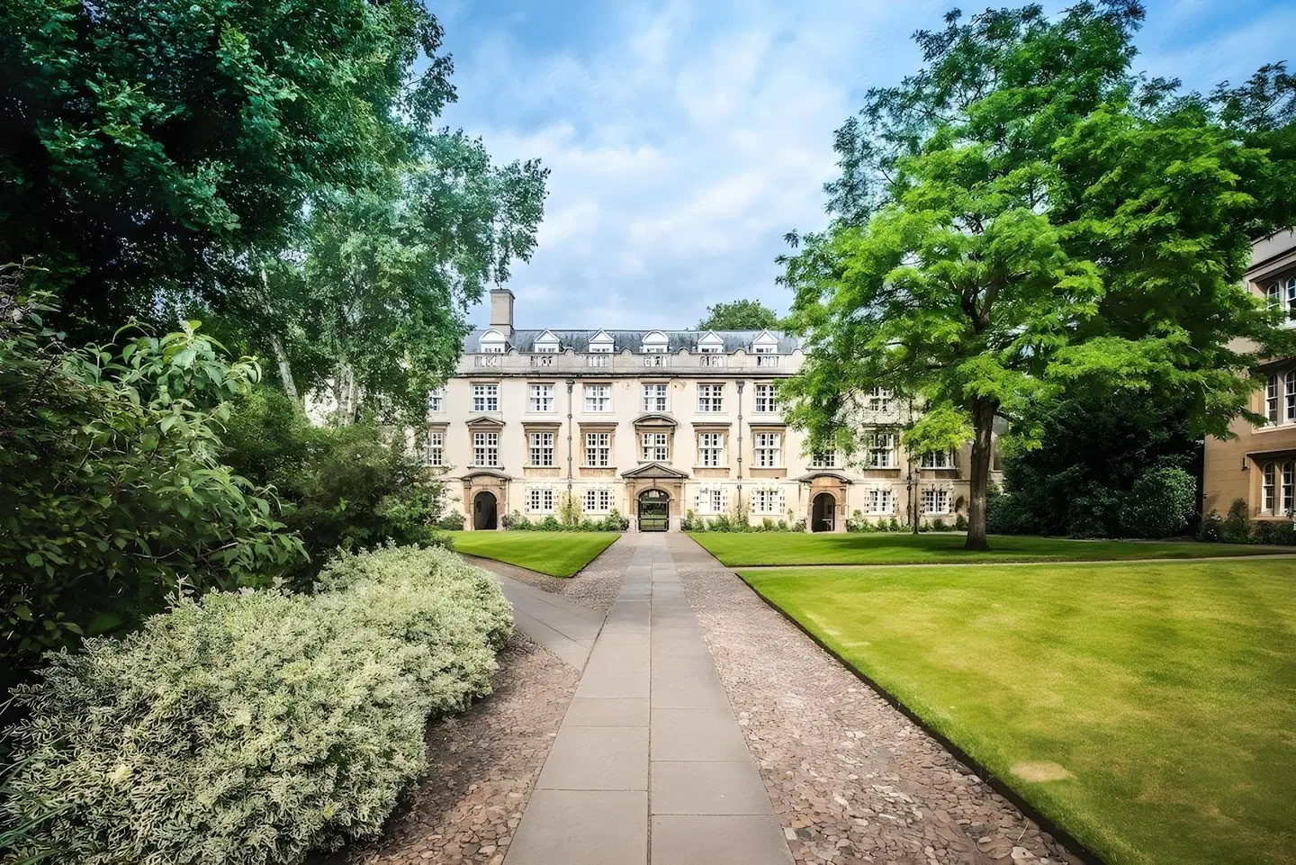 Christs College Cambridge Garten