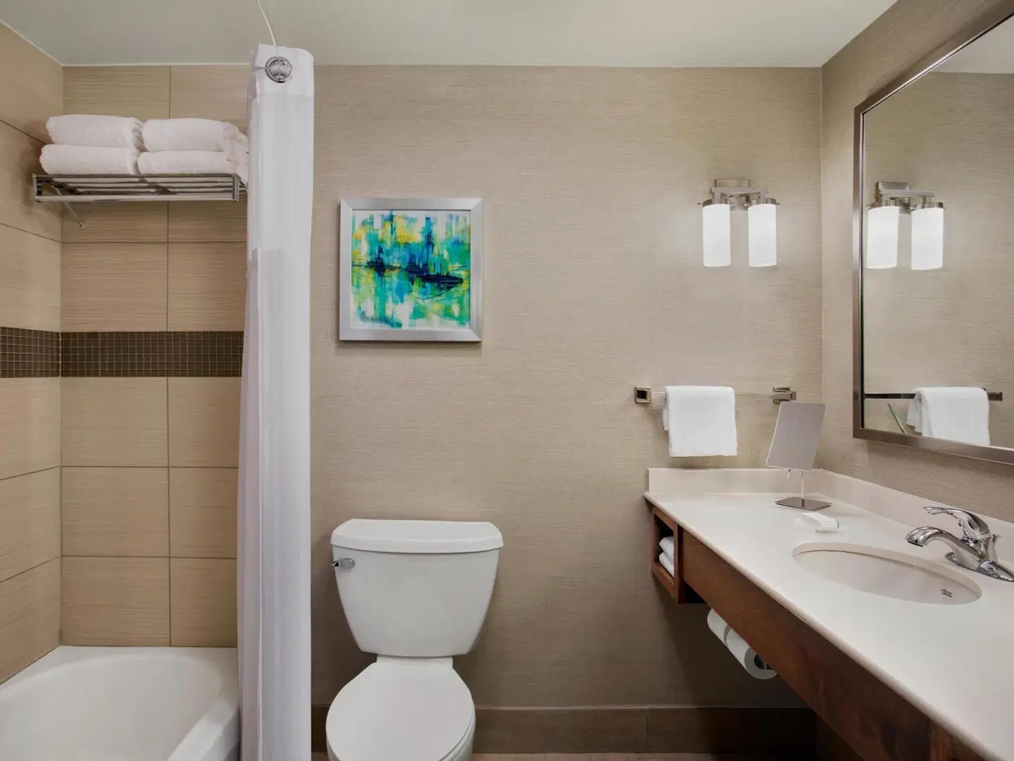 Hilton Garden Inn Lubbock Badezimmer