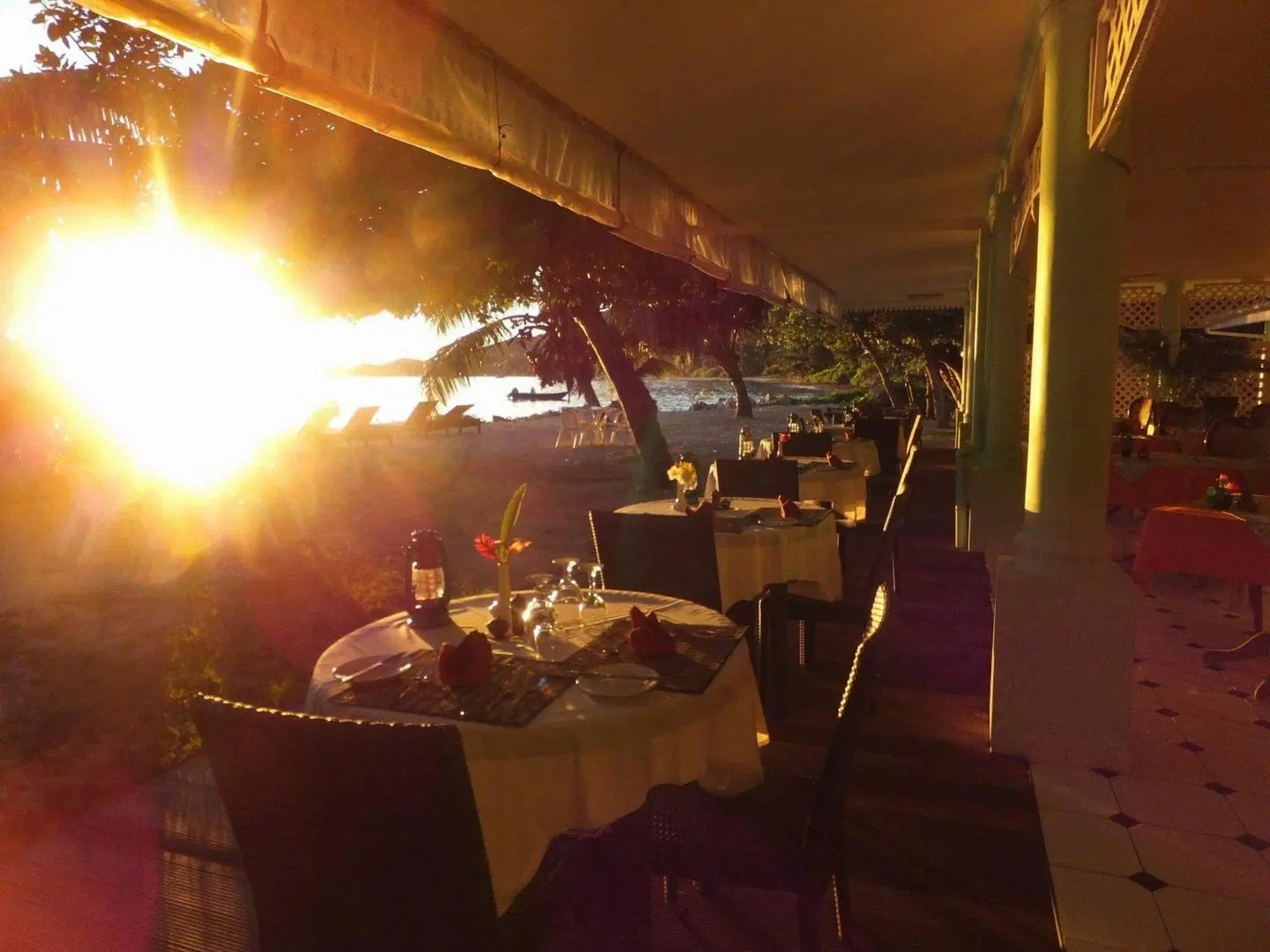 Palm Beach Hotel Terrasse