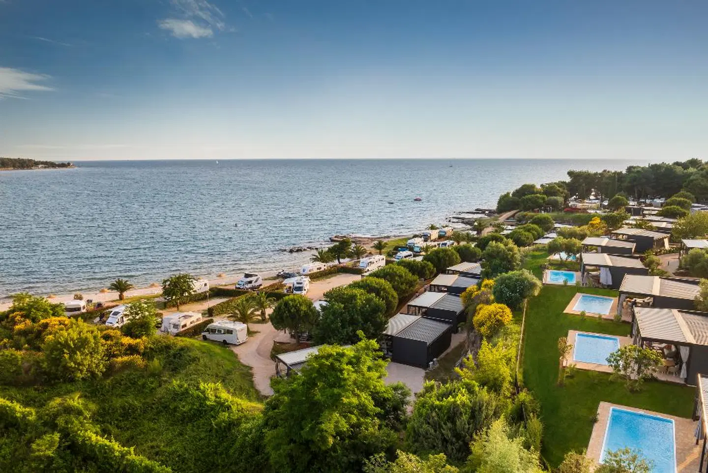 Aminess Planet Camping Sirena Holiday Homes Strand