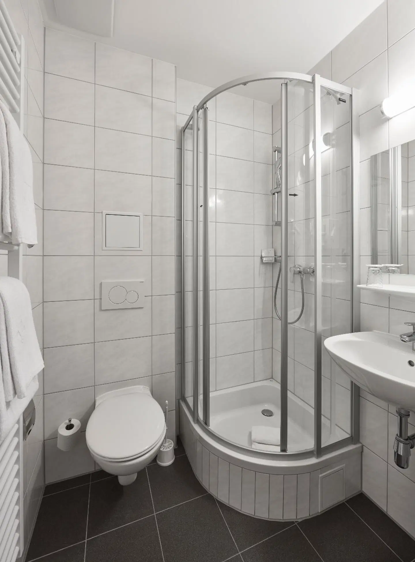 Hotel Terminus Badezimmer