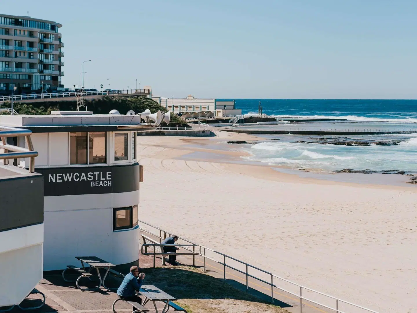 Novotel Newcastle Beach Hotel Terrasse