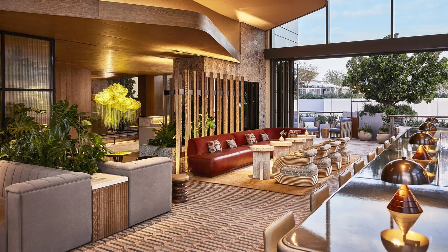 Conrad Los Angeles Terrasse