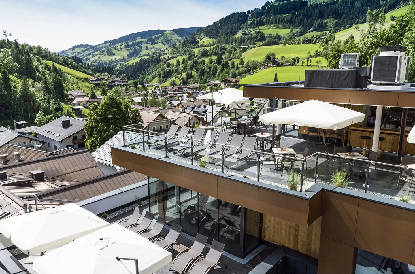 Hotel Wagrainerhof Terrasse