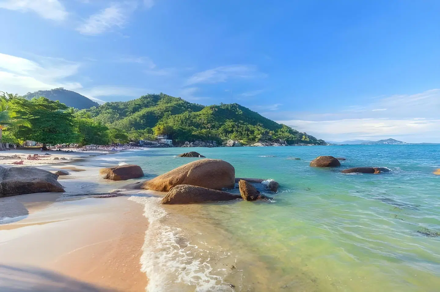 Top Hostel Samui. Strand