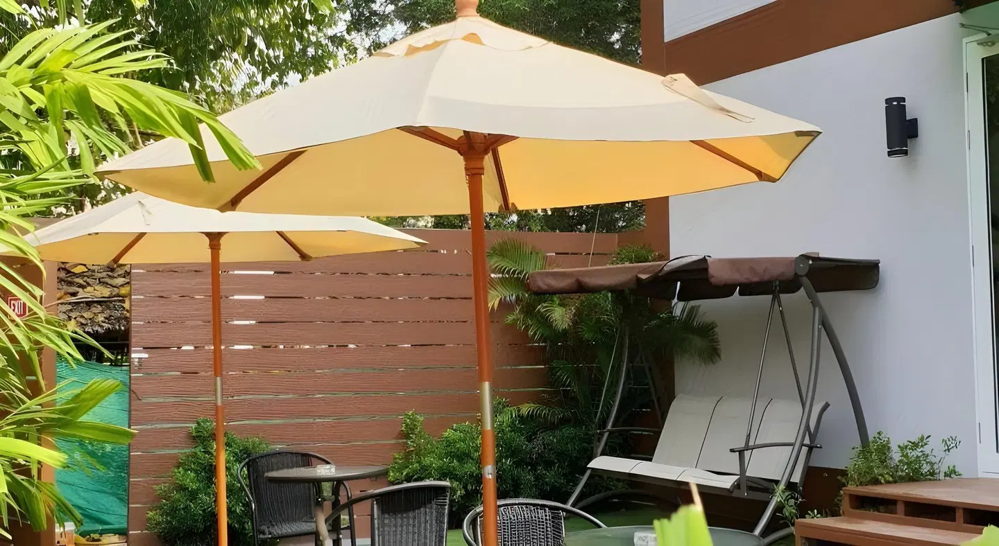 Top Hostel Samui. Terrasse