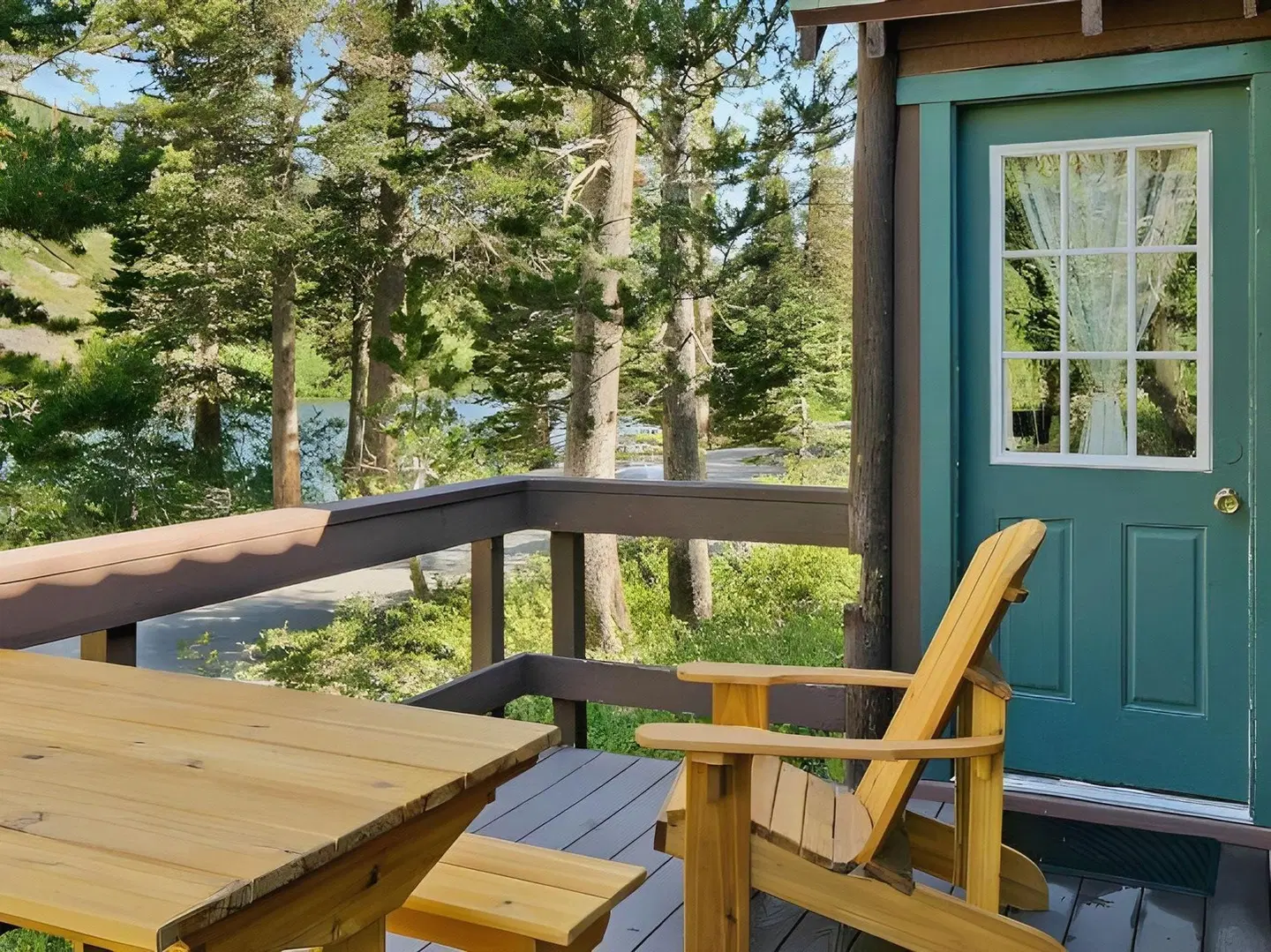 Tamarack Lodge Terrasse