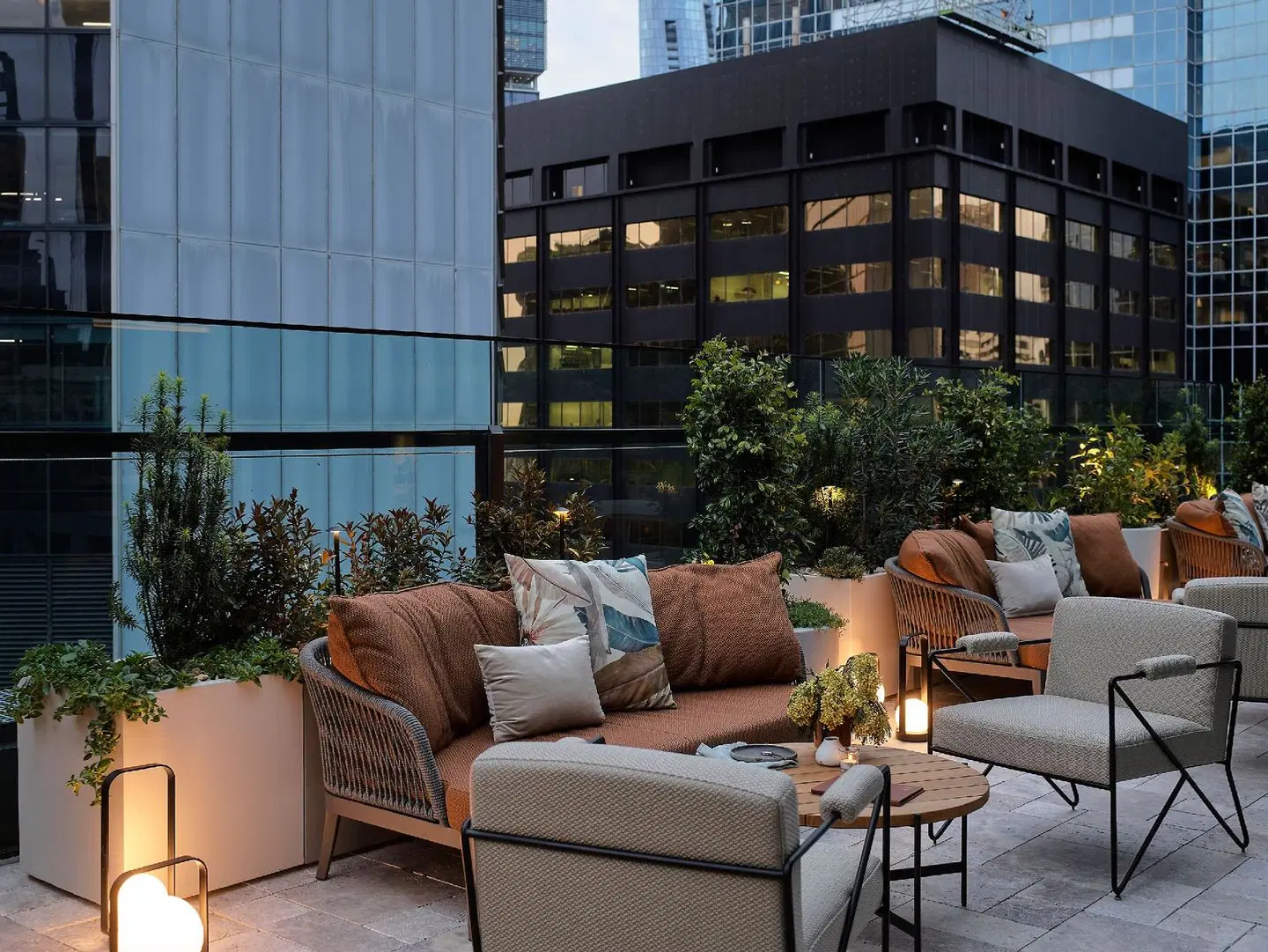 Little National Hotel Sydney Terrasse