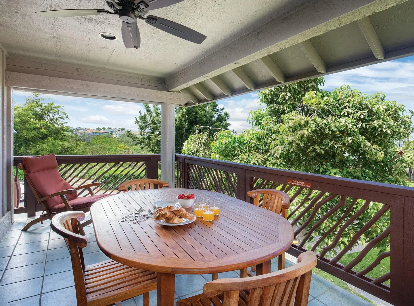 Wyndham Kona Hawaiian Resort Terrasse