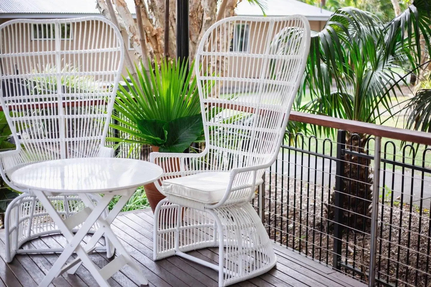 Angourie Rainforest Resort Terrasse
