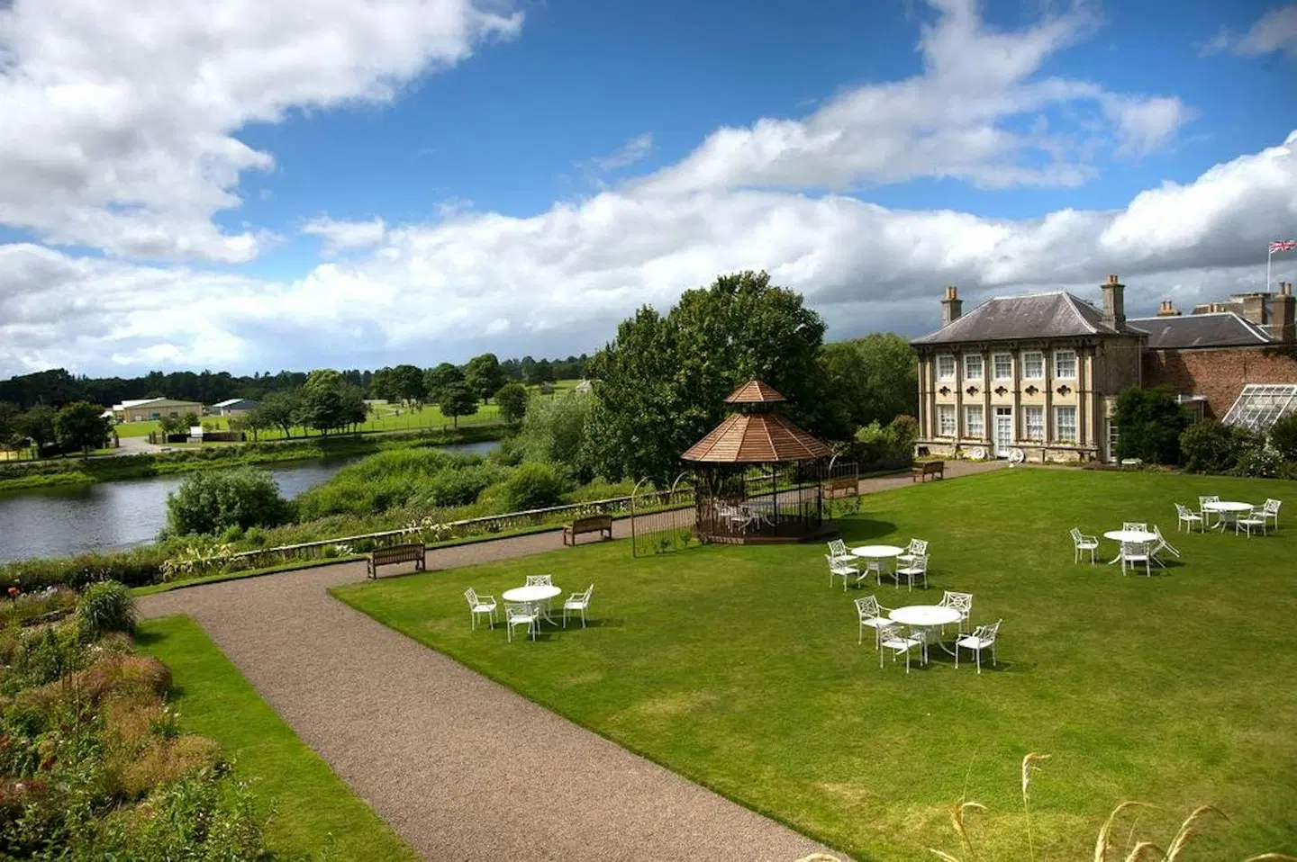 Ednam House Hotel Garten