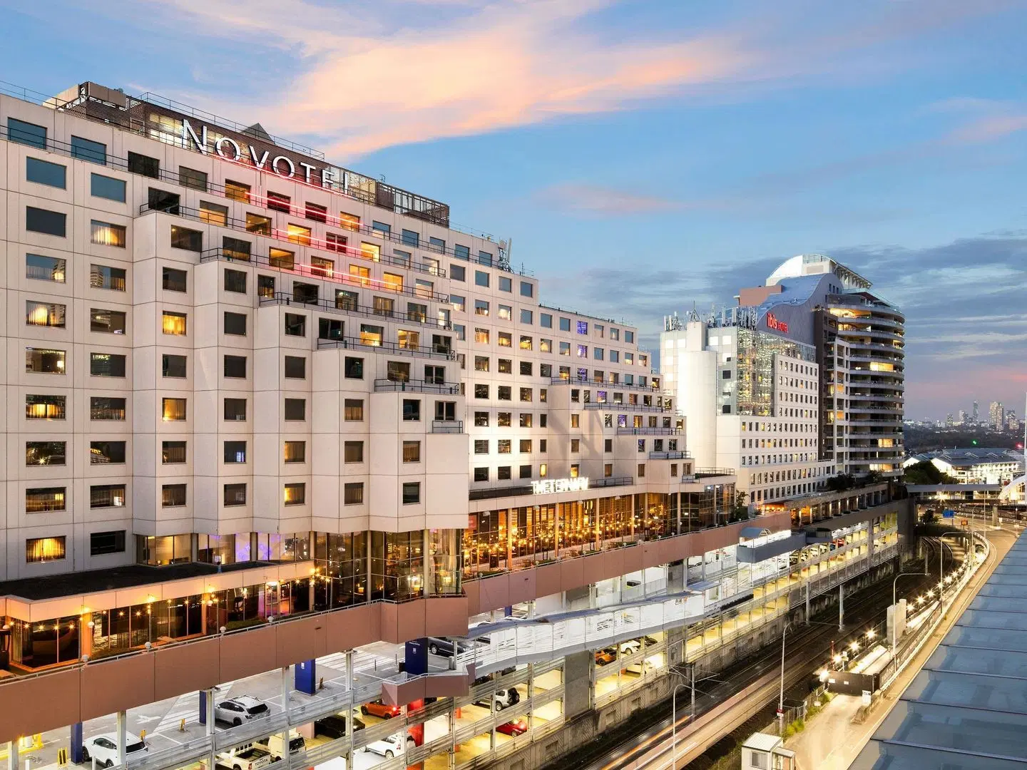 Novotel Sydney on Darling Harbour Hotel Terrasse