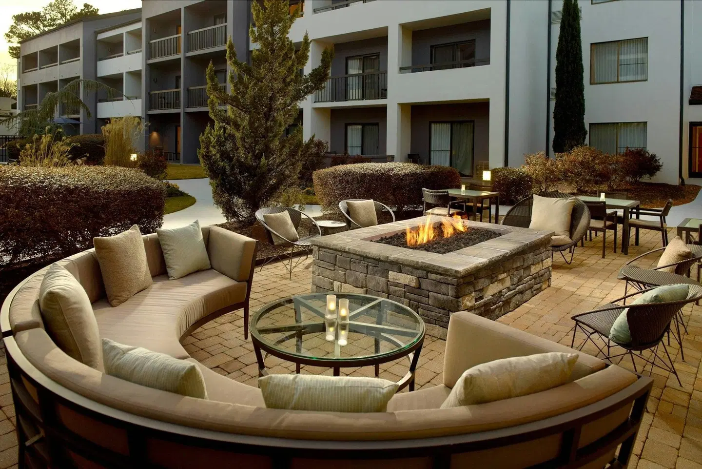 Courtyard by Marriott Greenville Haywood Mall Terrasse