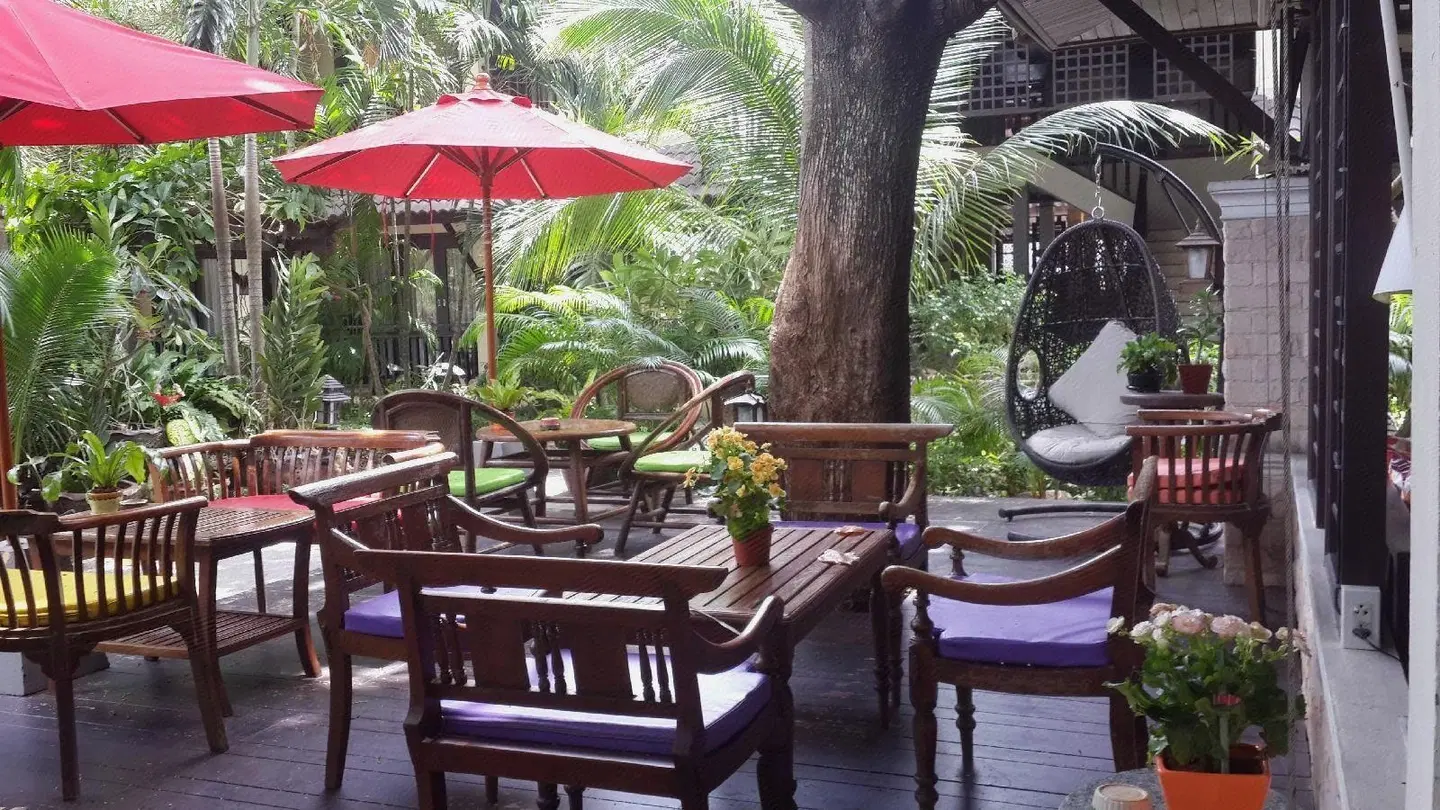 Am Samui Resort Terrasse
