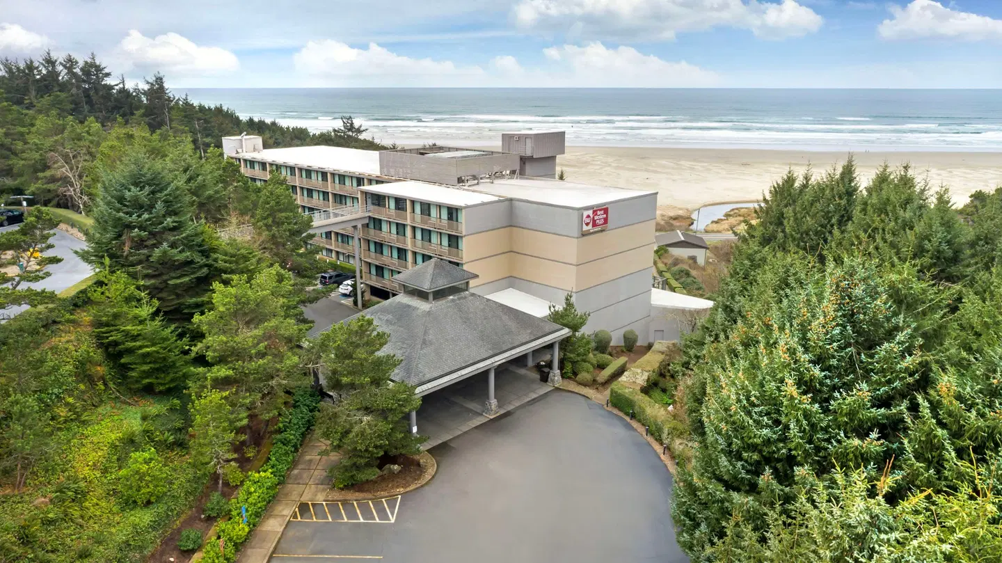 Best Western Agate Beach Inn Terrasse