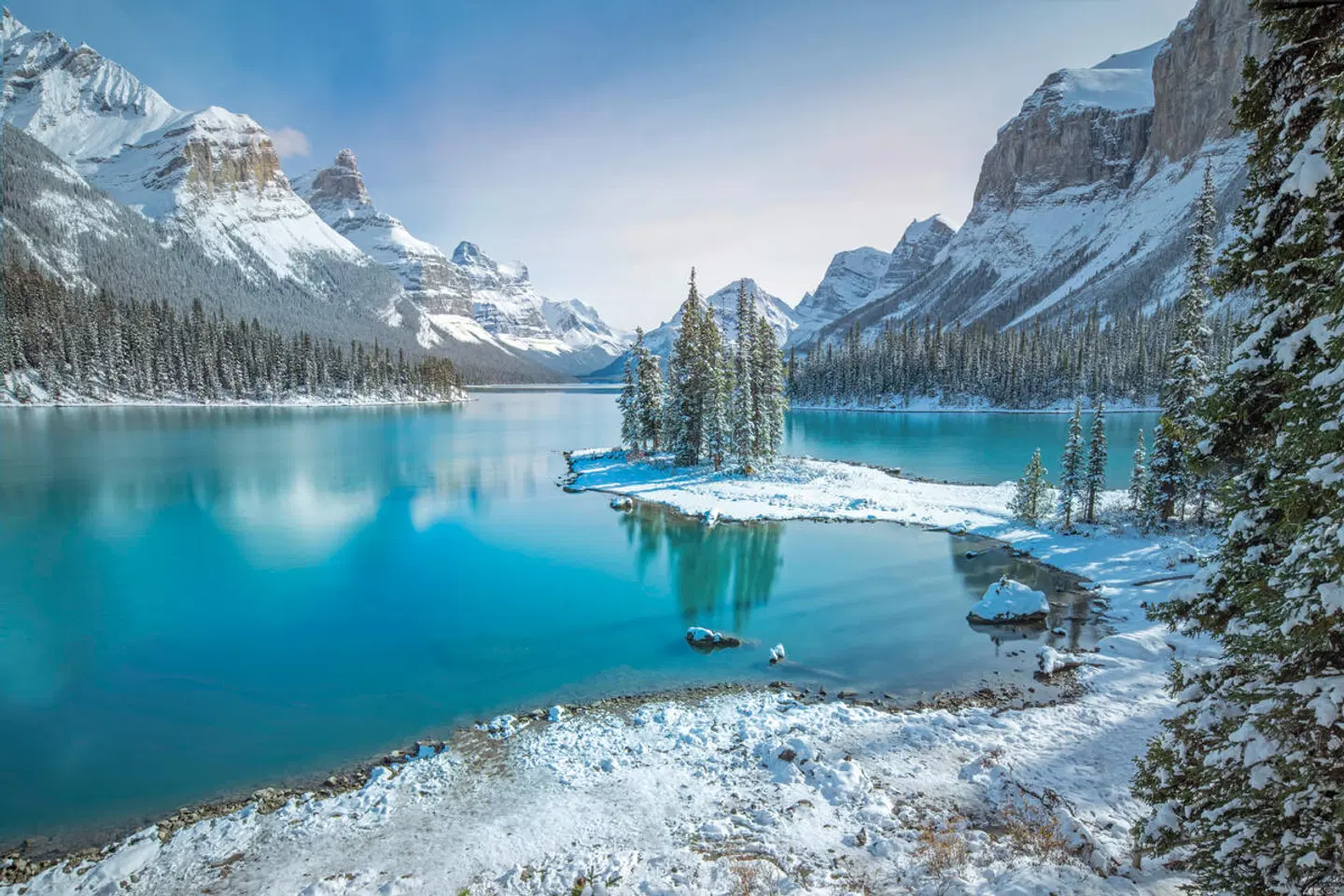 Rocky Mountains Winter Adventure LANDSCAPE