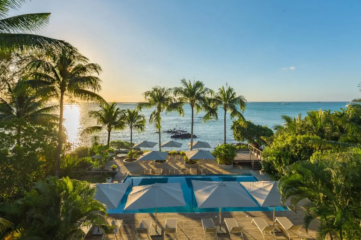 Mon Choisy Beach Resort Terrasse