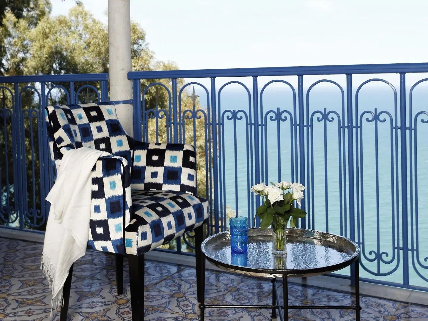 La Villa Bleue Terrasse