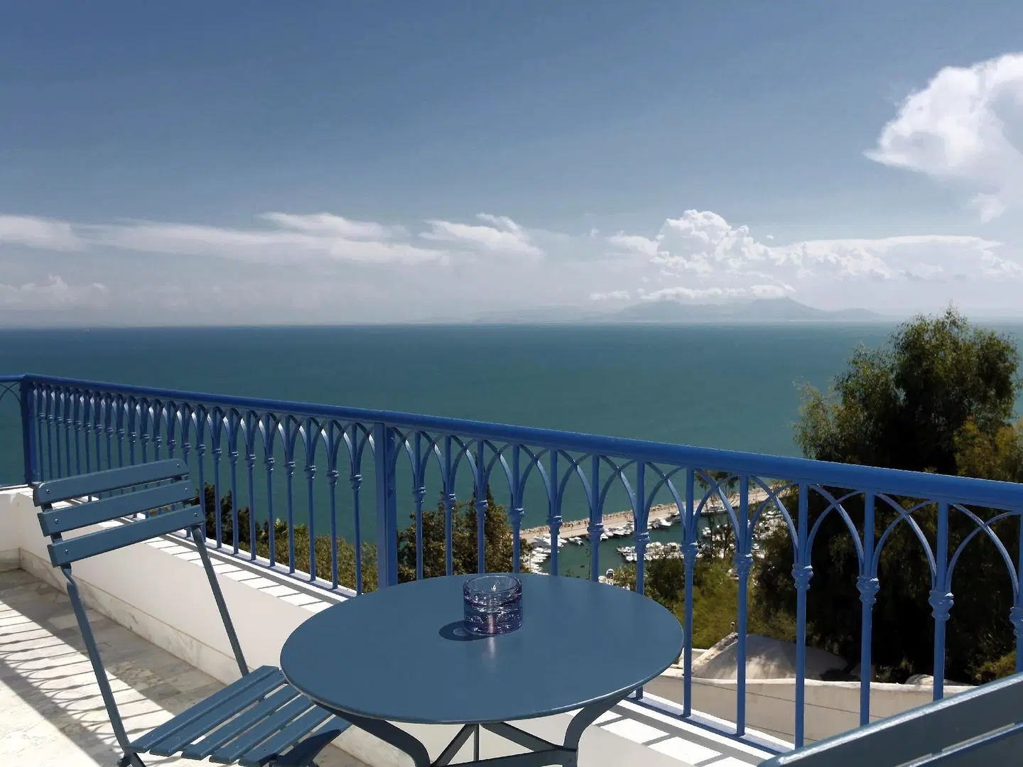 La Villa Bleue Terrasse