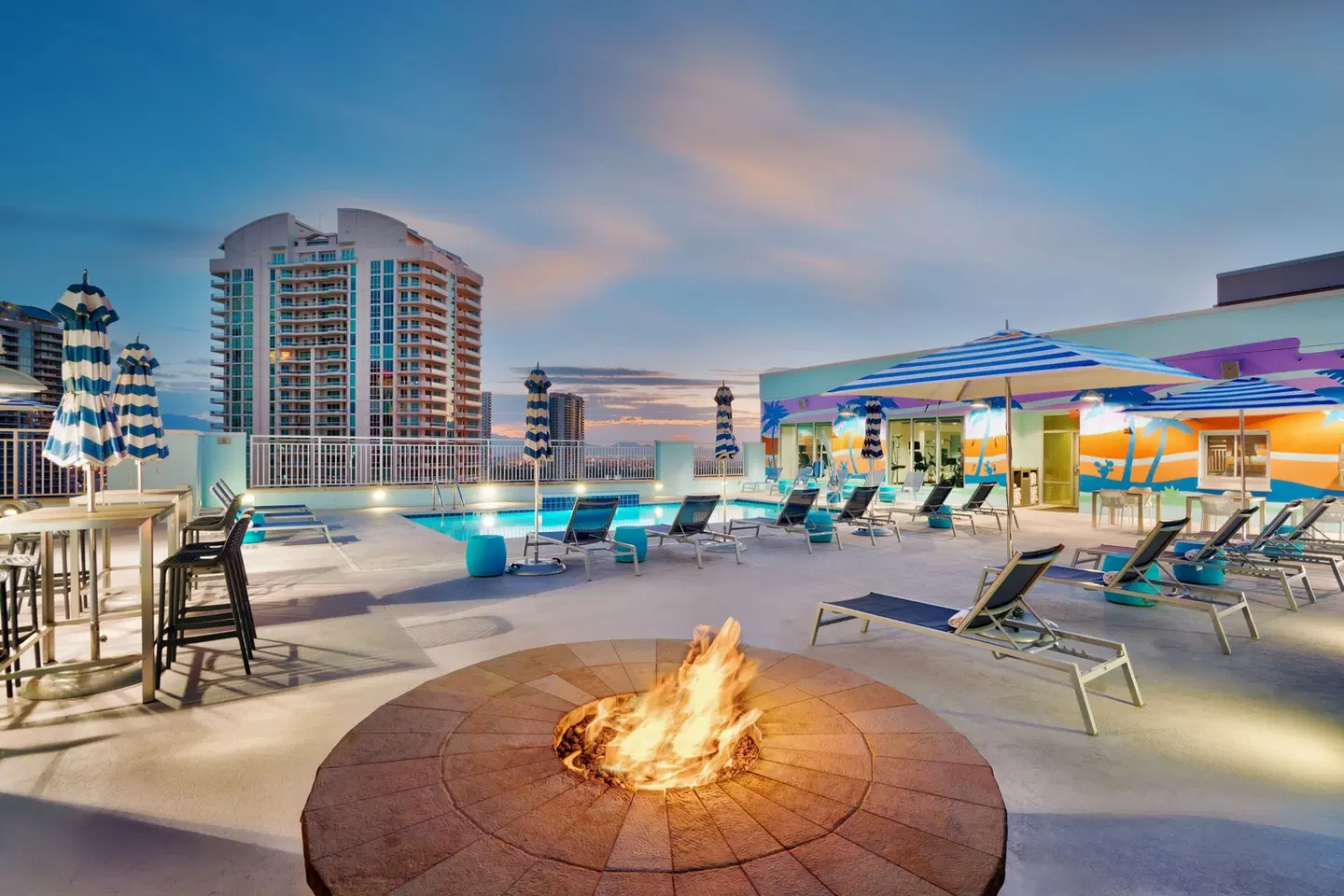 SpringHill Suites by Marriott Las Vegas Convention Center Terrasse