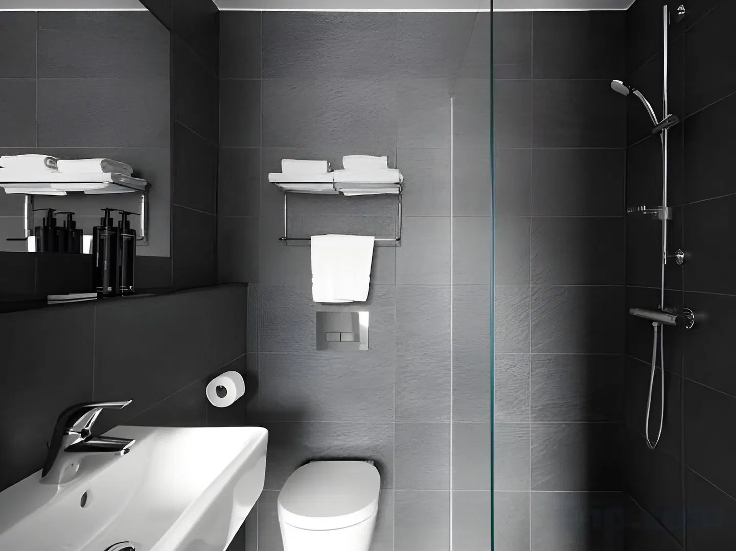 The Social Hub Madrid Badezimmer