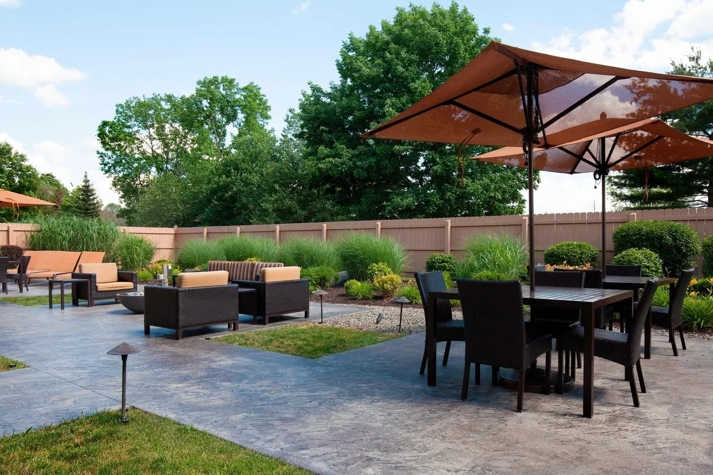 Courtyard by Marriott Ithaca Airport/University Terrasse
