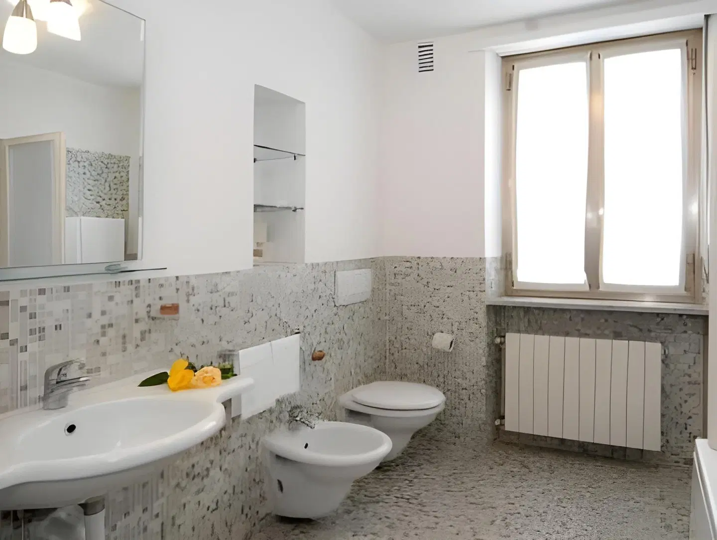 Residence Hotel Torino Uno Badezimmer