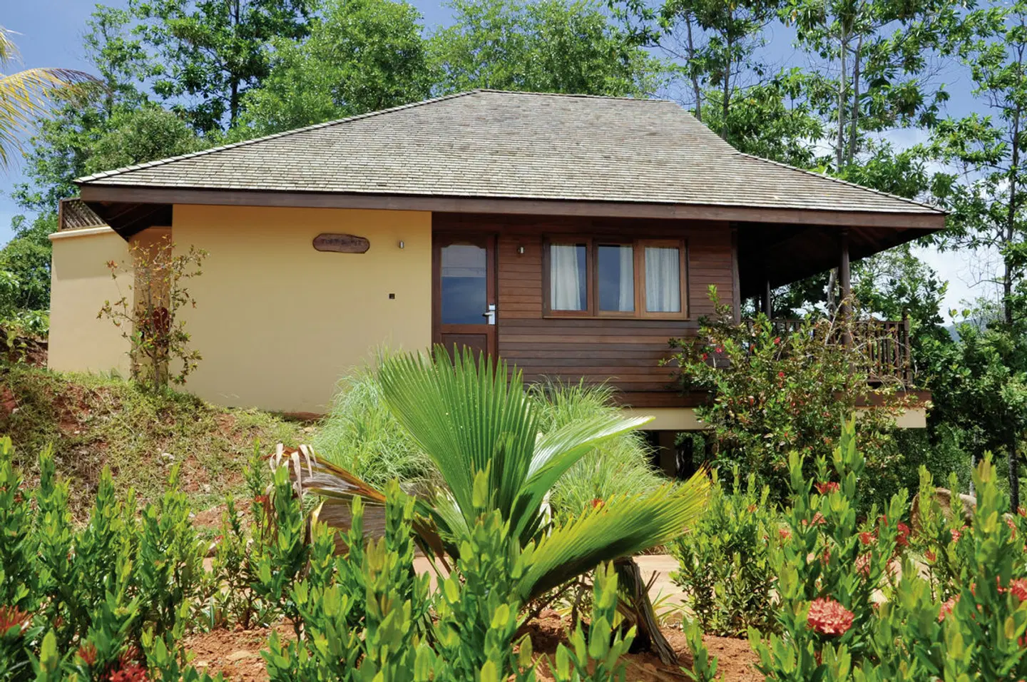 Cerf Island Resort Garten