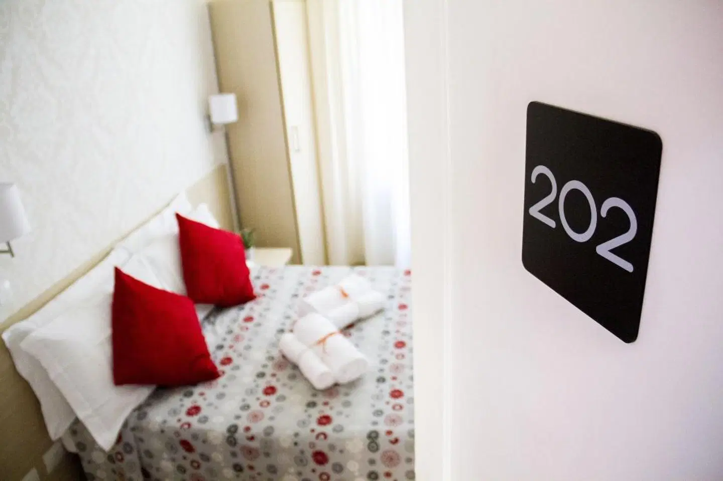 Marta Inn Rome Badezimmer
