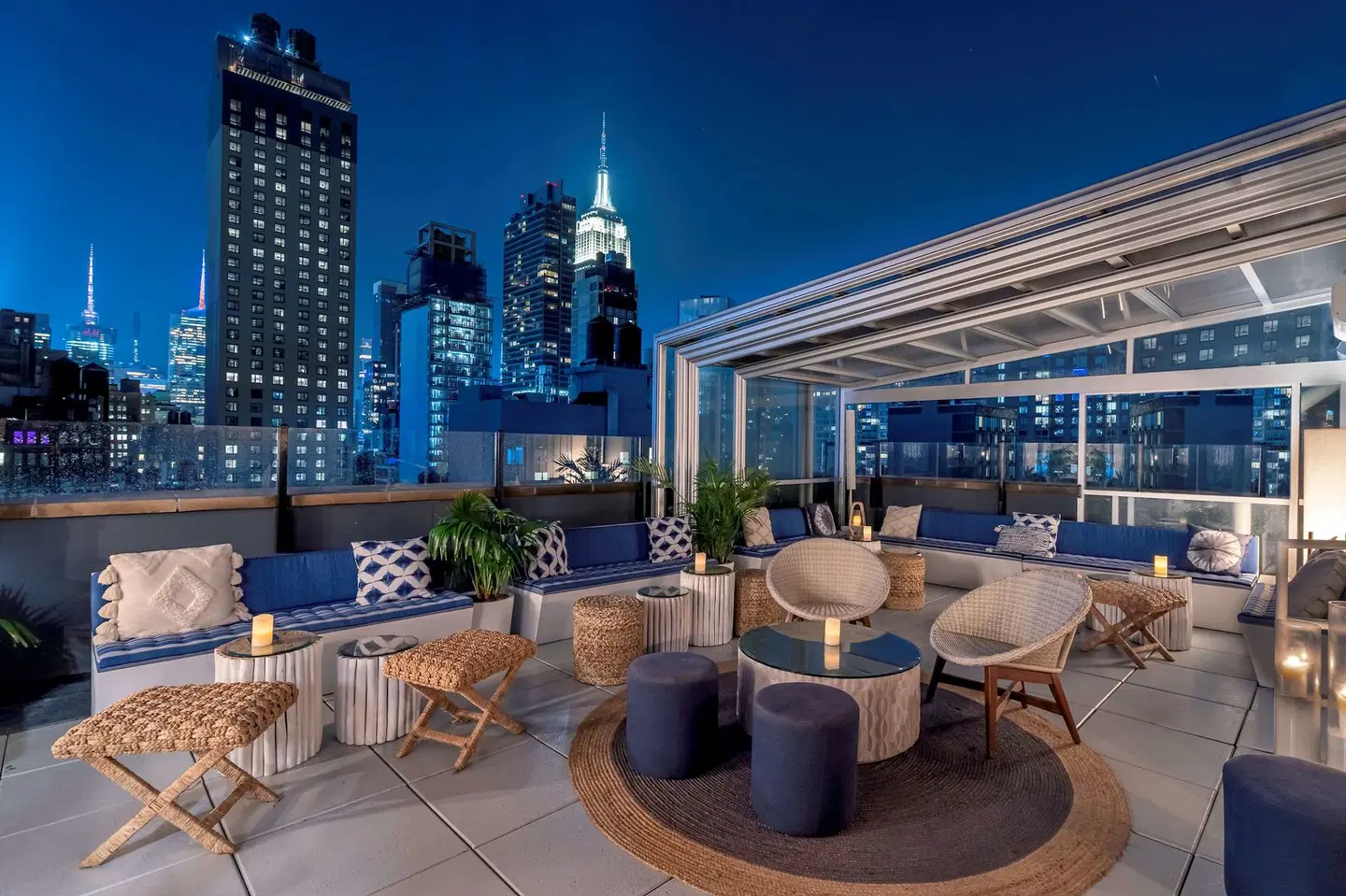 Hilton New York Fashion District Terrasse