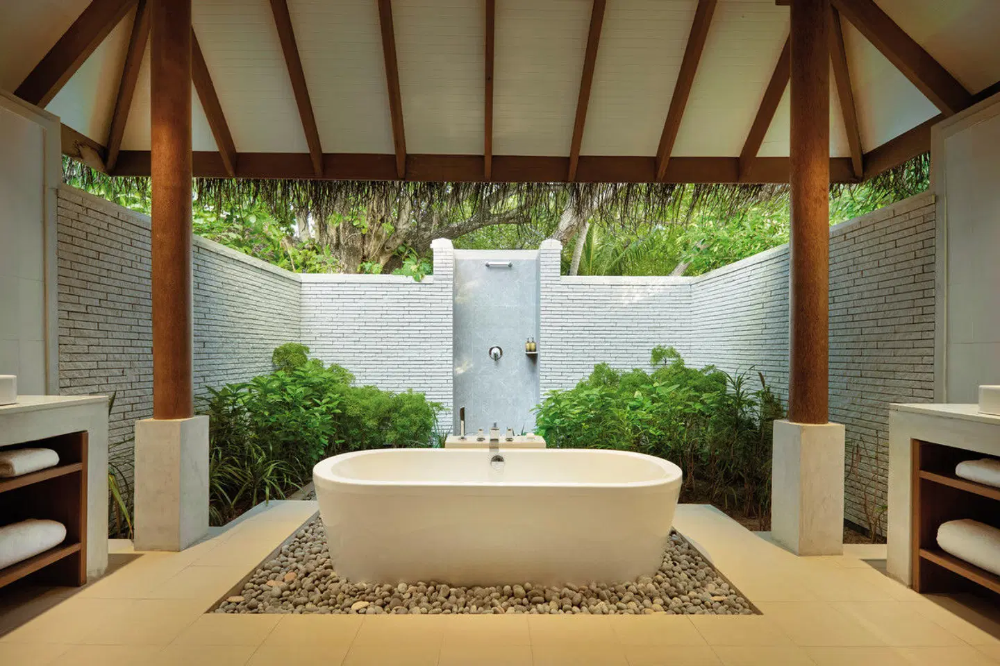 Baros Maldives Badezimmer
