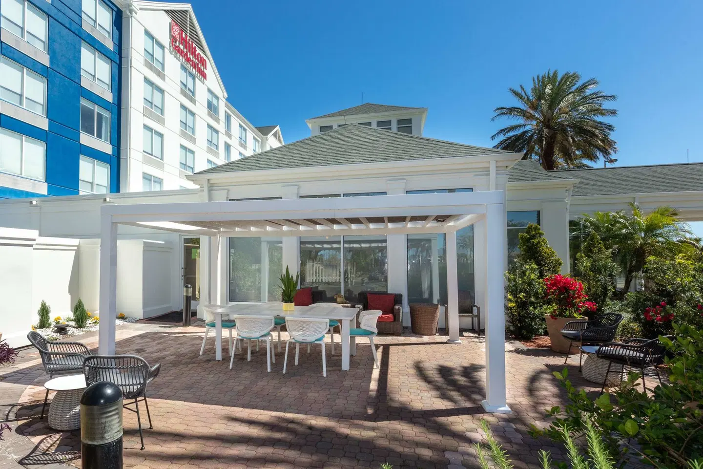 Hilton Garden Inn Daytona Beach Airport Terrasse